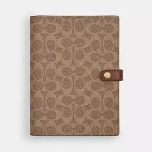 COACH Notebook In Signature Canvas